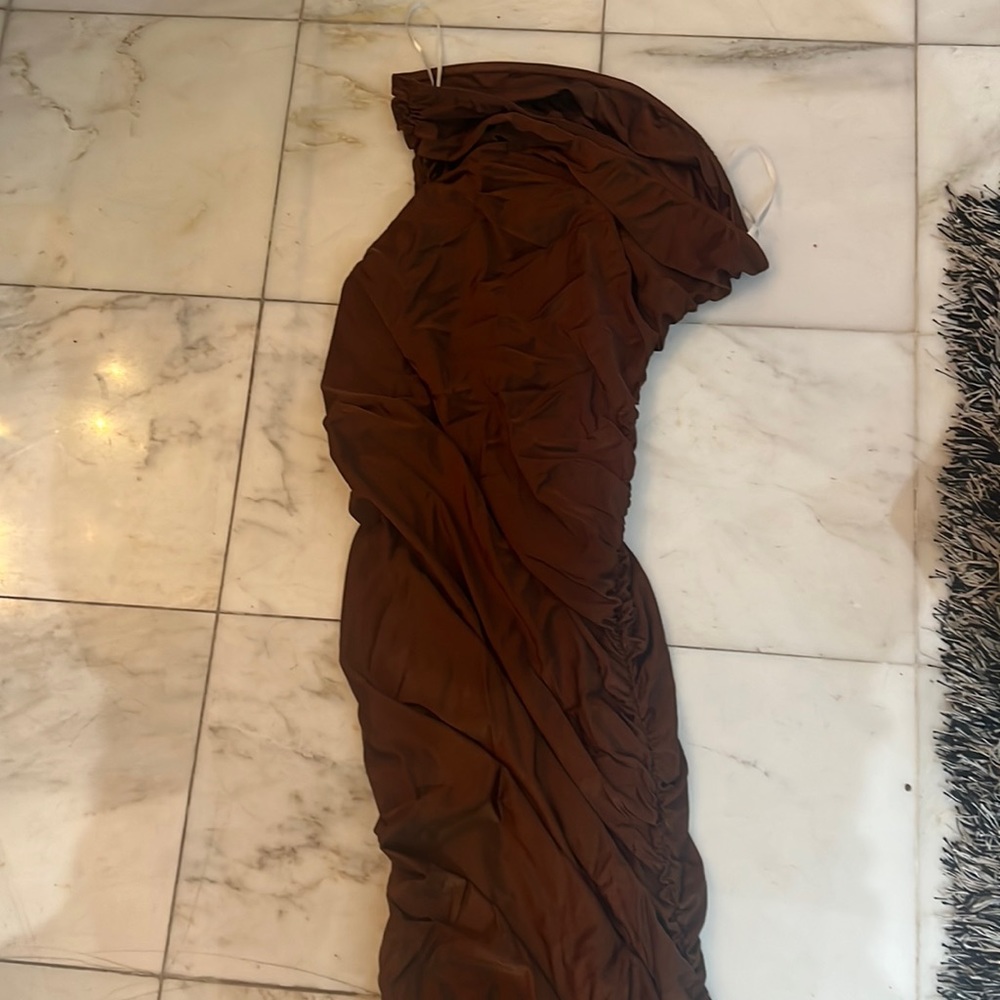 Shein brown dress